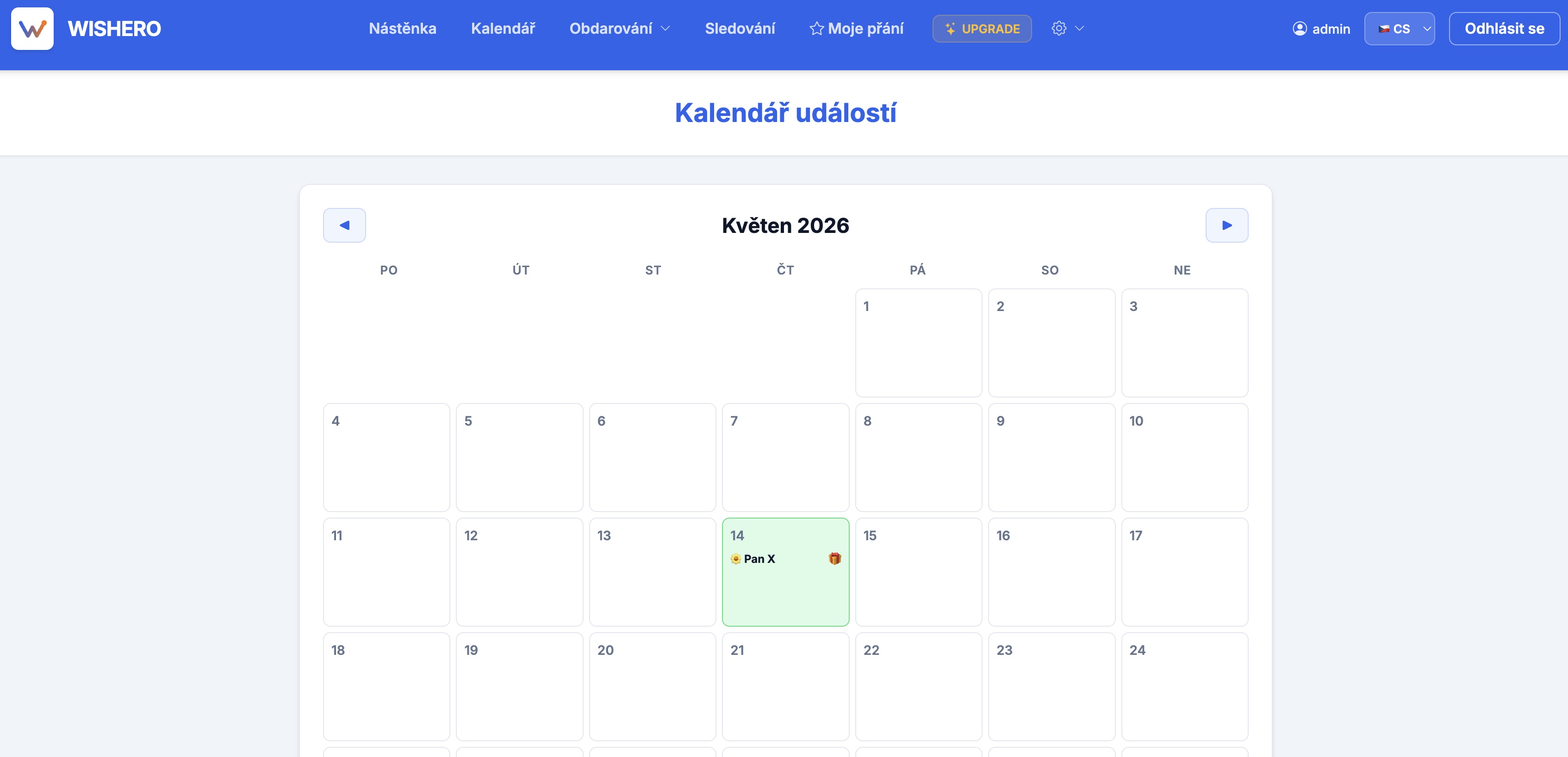 Calendar Overview